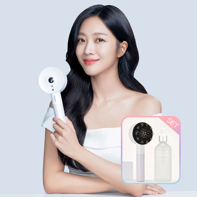 바디앤 EMS 헤어부스터 마사지기+두피앰플, 바이올렛+두피앰플