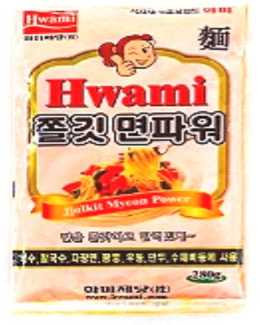 [화미] 쫄깃면파워, 1kg, 6개