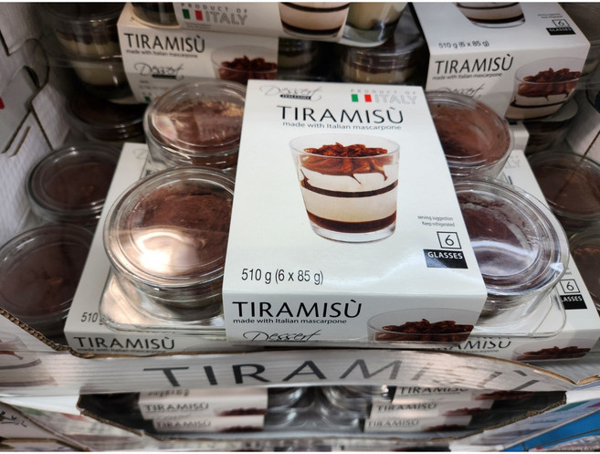 코스트코 EMMI 이탈리안 티라미수 컵 85g x 6 / 이태리 냉장 디저트, 6개