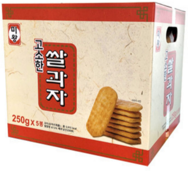 코스트코 미왕 고소한 쌀과자 250g, 5개