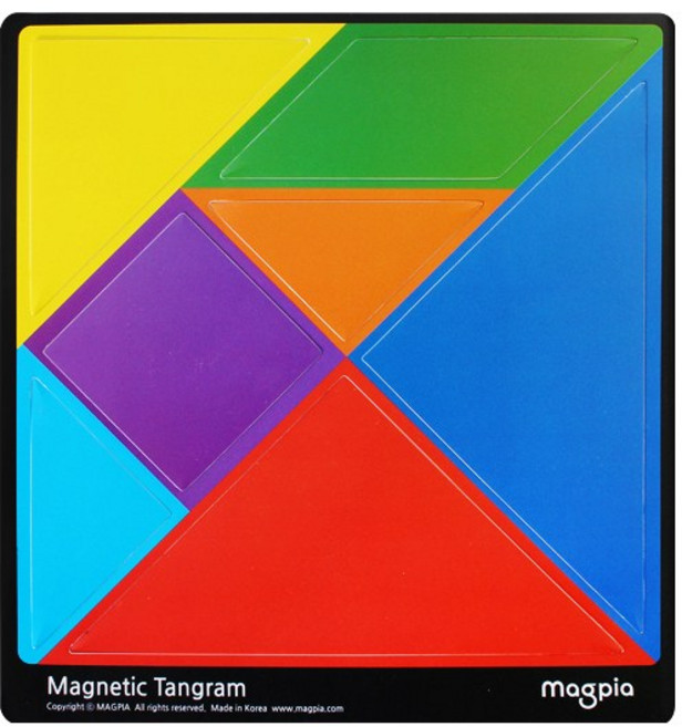 마그피아 자석 칠교놀이 학생용 칠교, 학생, 1인용, 1개