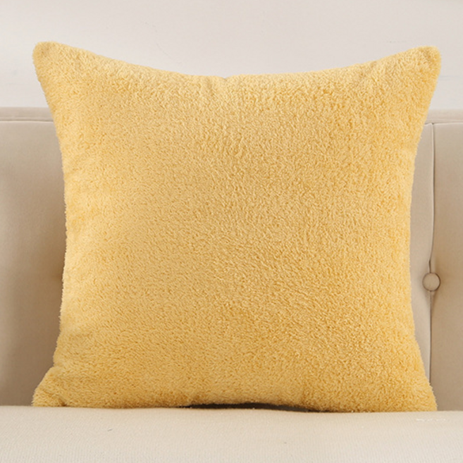 빅무드 파스텔 뽀글이 쇼파 쿠션 커버