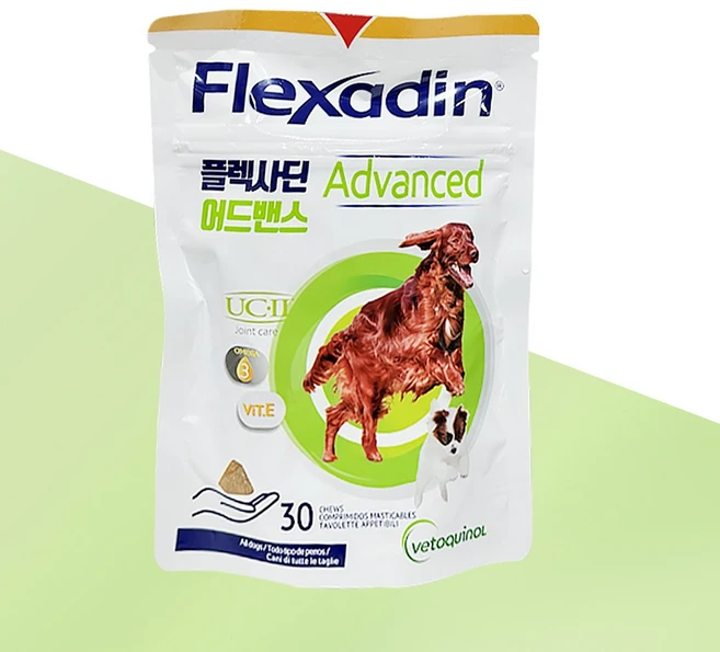 베토퀴놀 강아지 플렉사딘 어드밴스 영양제, 30정, 뼈/관절강화, 1개 - 쿠팡