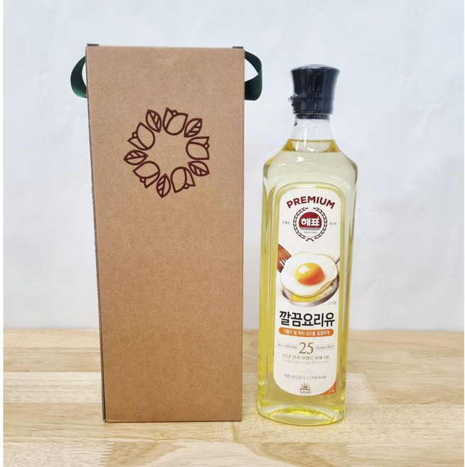 해표 깔끔요리유 900ml 1입 실속 명절 식용유선물세트, 5세트