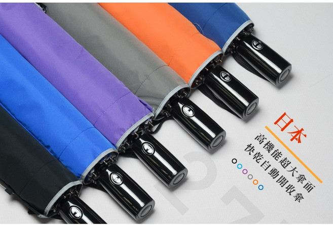 Diana 27吋 高機能超大傘面 快乾自動開收傘 機能傘