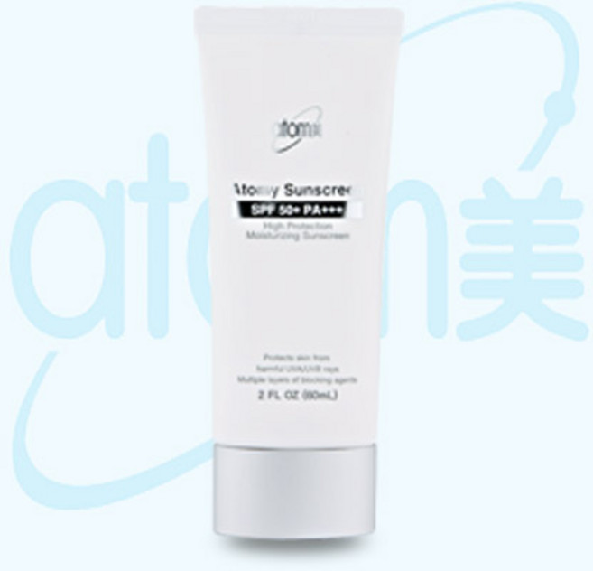 애터미 선크림 화이트 SPF50+ PA+++, 3개, 60ml