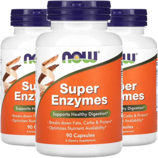 나우푸드 슈퍼 효소 엔자임 90캡슐 3통, 90정, 3개