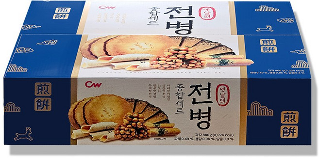 청우 옛날애 종합전병세트, 800g, 6개