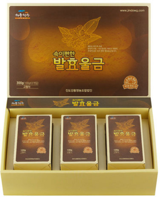[해풍청송] 발효울금 300g *사은품[과립스틱 10g] (3개월 음용), 1개