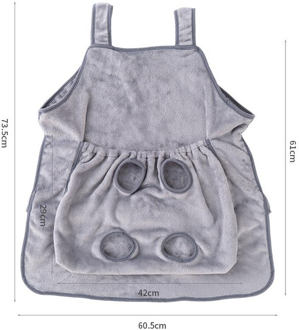고양이 앞치마 반려묘 미용 목욕 발톱 깎기용 고정 전용 방지 반려견 보정복 도구, A. 겨울 플러시 고양이 안는 앞치마