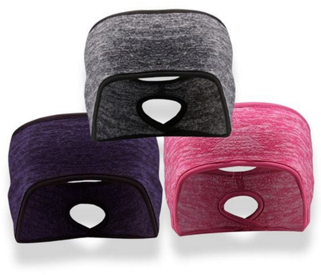 방한헤어밴드 등산 스포츠 러닝 헤어밴드귀마개(GE), 핑크, 1개