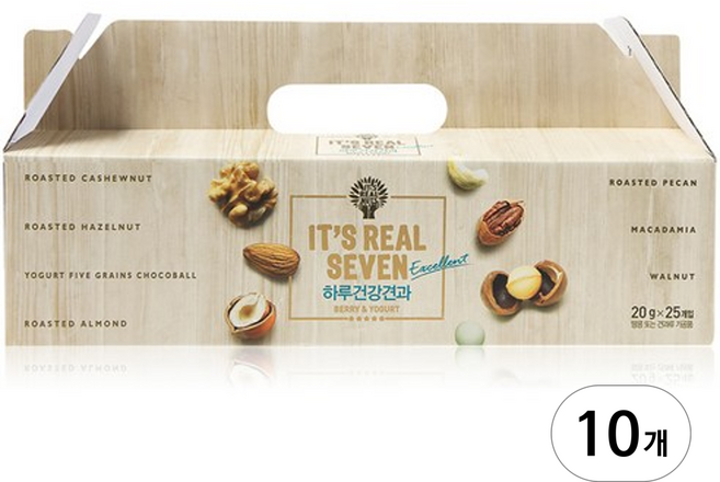 잇츠리얼세븐 엑설런트 하루건강견과, 500g, 10개