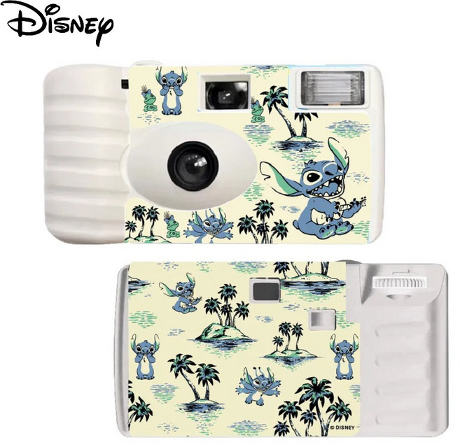 Disney 迪士尼史迪奇 一次性底片相機 輕巧方便 記錄美好時光, 1個, 01-KN-52