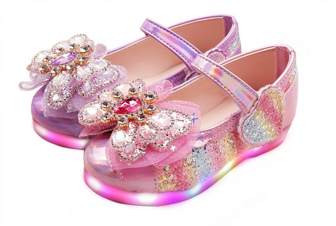 풋풋 젬스텔라 LED 구두 라이팅구두 발광구두 여아구두 봄구두 가을구두 신학기구두 공주구두 메리제인구두