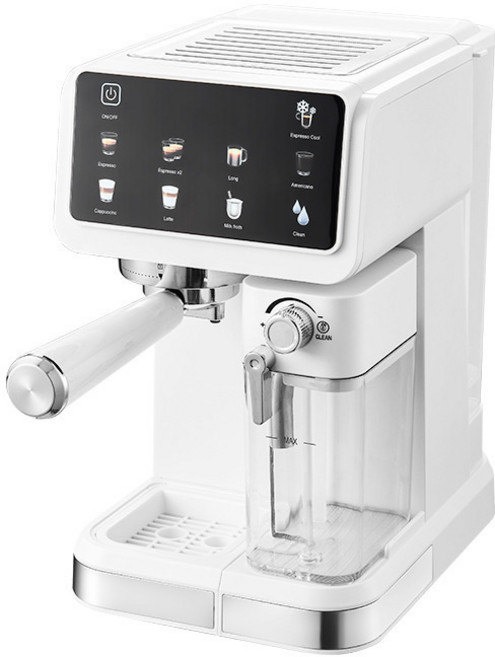 意式咖啡機家用Espresso Machine小型半自動20Bar咖啡機奶泡, 5600智能白:國內可用110V, 1個, 1L