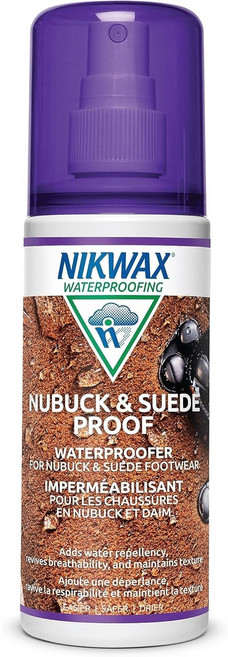 Nikwax 누벅 스웨이드 방수 스프레이 125ml 신발방수 보호제 신발관라용퓸 도구