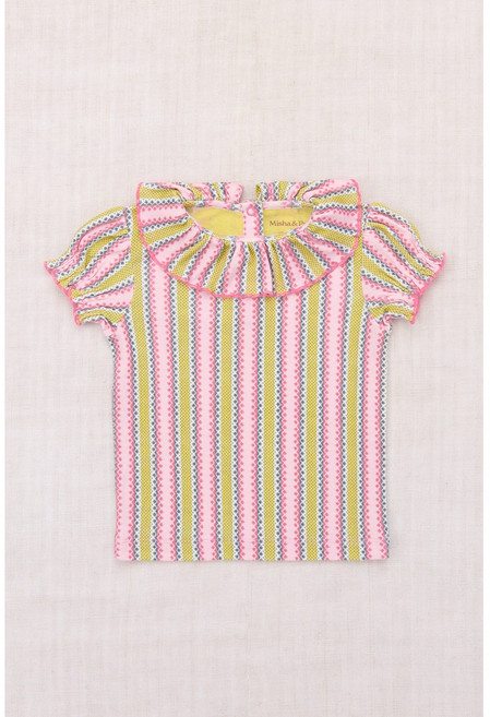 미샤앤퍼프 26SS 팔로마 키즈 티셔츠 BALLOON SLEEVE PALOMA TEE K3003S26-0C3