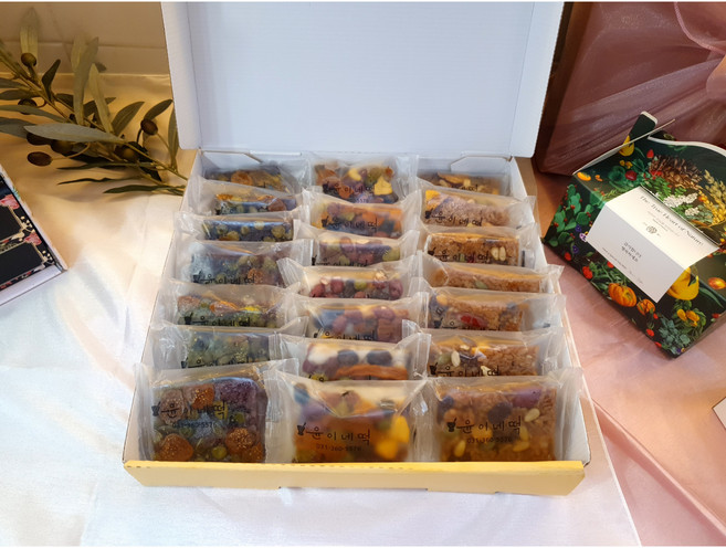 천연당 영양찰떡 3종 모듬 약식 흑미 21개 셋트 찰떡모음 개별포장 1800g