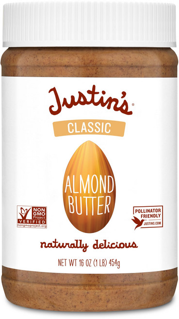 저스틴스 클래식 아몬드 버터 단 두 가지 성분 저을 필요 저스틴스 클래식 아몬드 버터 단 두 가지 성분 저을 필요 없음 프리 Non-GMO 키토 친화적 책임감 있게, 1개, 2.72kg, 1개입