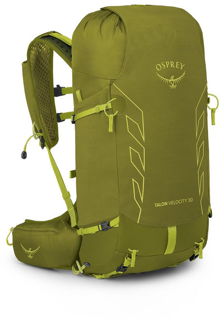 Osprey Talon Velocity 30L 하이킹 배낭 맨즈 말차 그린레몬그라스 SM, Small/Medium, 1개