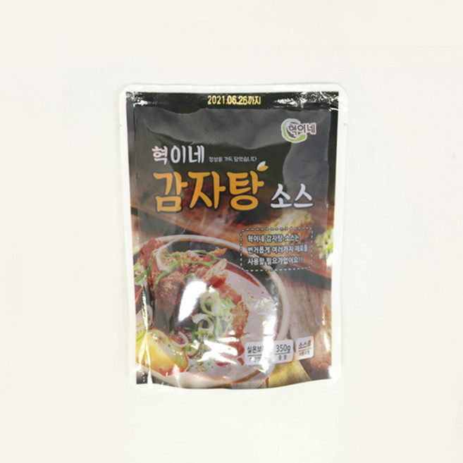 혁이네 즉석 감자탕 양념 소스 350g 뼈해장국 찌개, 1개