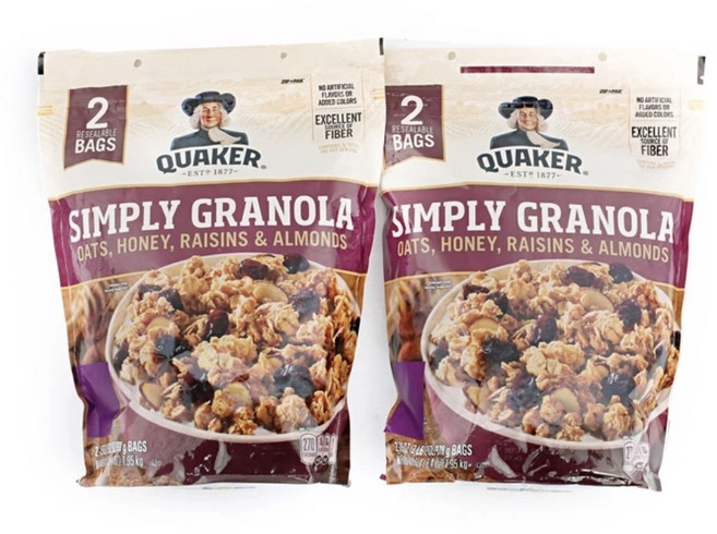 퀘이커 심플리 그래놀라, 2개, 978g