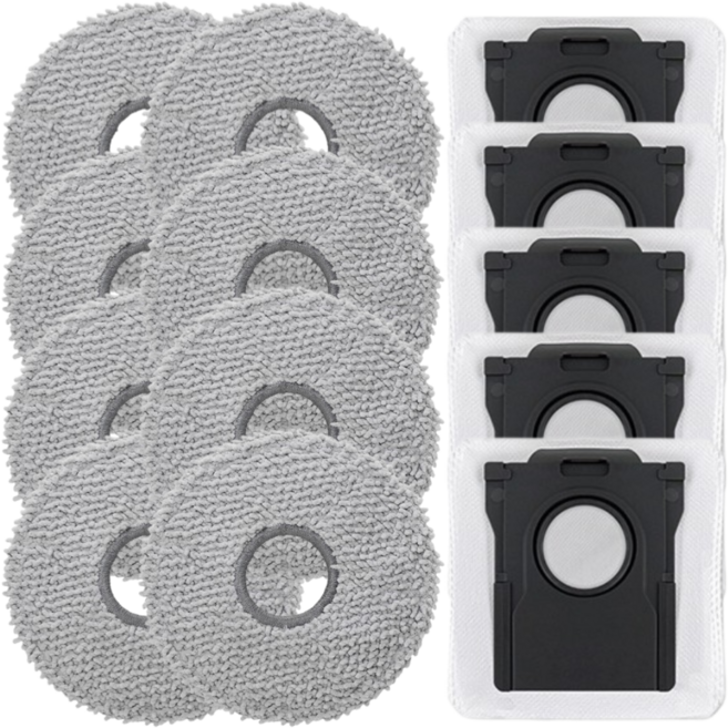 비브랜드 드리미 Dreame L40s Pro Ultra 프로 울트라 로봇청소기 호환 부품 물걸레 더스트백, 1세트, 소모품