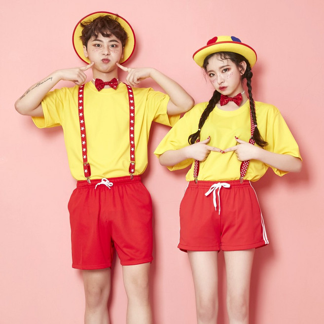 유치원생 반티 유딩 코스프레 졸사컨셉 체육대회 의상