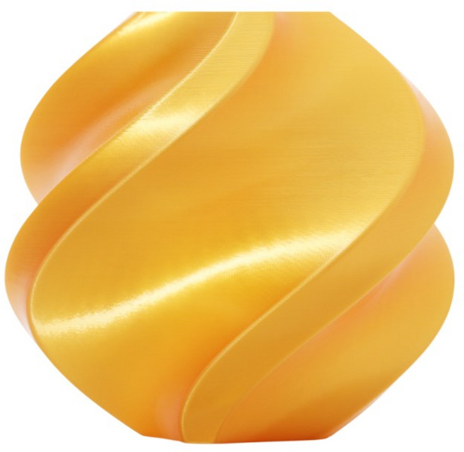 Bambu PLA Silk+絲綢(含盤) 3D列印線材, 1個, 絲綢金, 32700cm