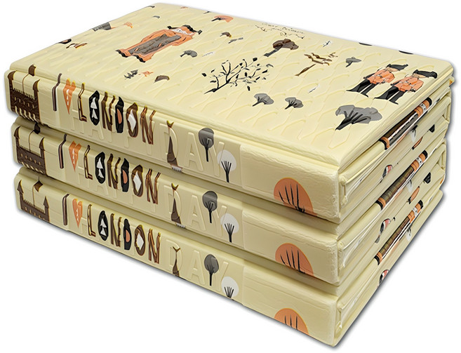 해피데이 3단 런던 캠핑매트, 베이지