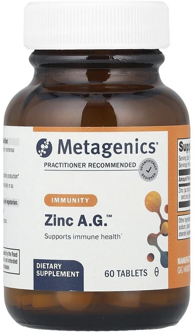 메타제닉스 아연 Zinc AG 60정, 상품, 1개 - 쿠팡