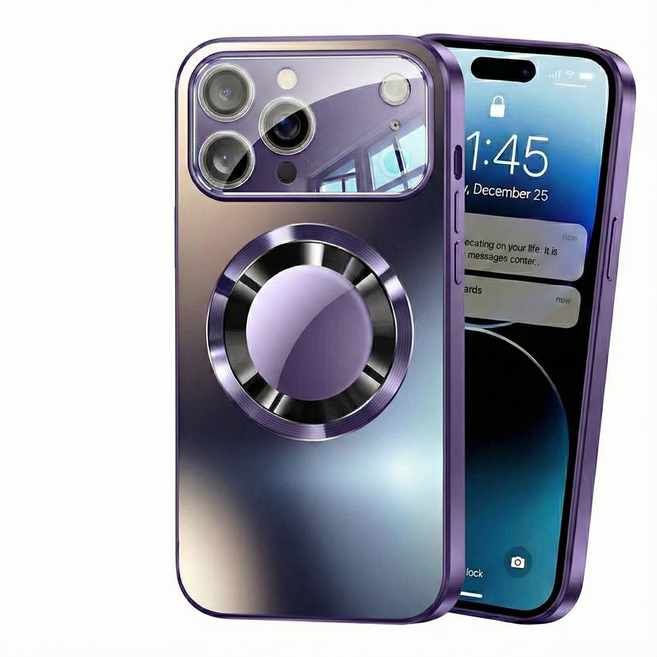 럭스폰 강력 렌즈 보호 풀커버 티타늄 명품 아이폰 케이스