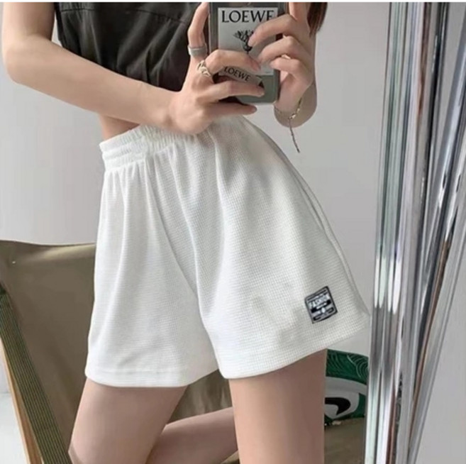 Ladyshare 韓版寬鬆高腰休閒運動短褲
