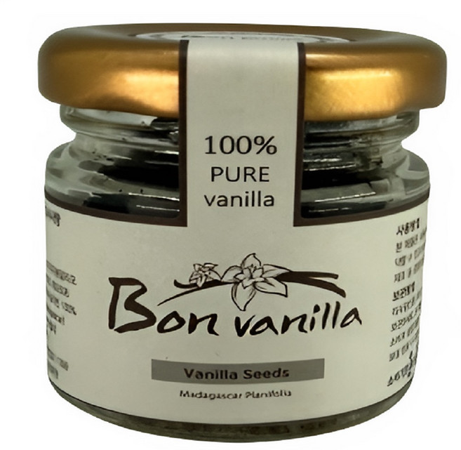 bon vanilla 마다가스카르 프리미엄 천연 바닐라빈 씨드 20g, 1개