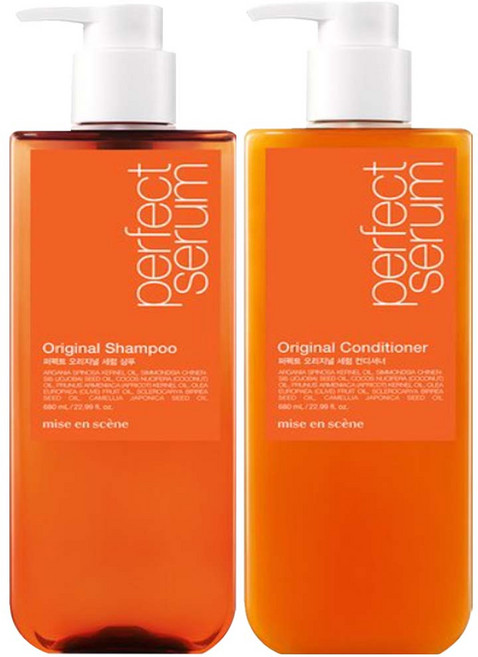 미쟝센 퍼펙트 세럼 오리지널 680ml (샴푸+린스), 680g, 1개