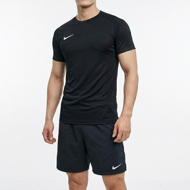 나이키 반팔티 남성 블랙 드라이핏 기능성 남녀공용 남성 기능성 스우시 운동 헬스 등산 러닝 반팔 저지