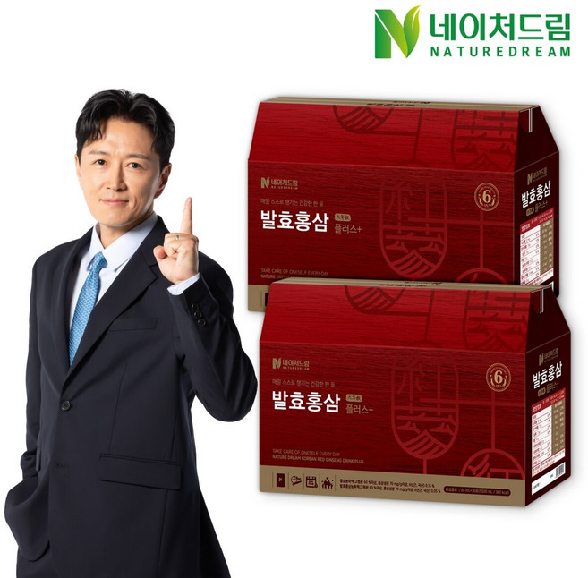 네이처드림 발효홍삼 플러스 30p, 1.5L, 2개