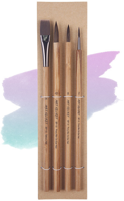 아트시크릿 BP-10 수채화붓 모필 세필붓 4본세트, 1세트