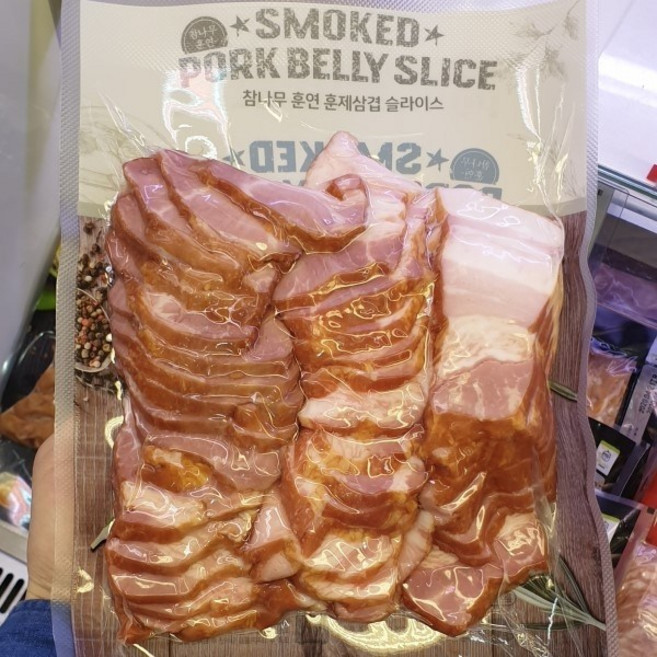 노랑오리 참나무 훈제삼겹살, 아이스박스 포장, 600g, 1개