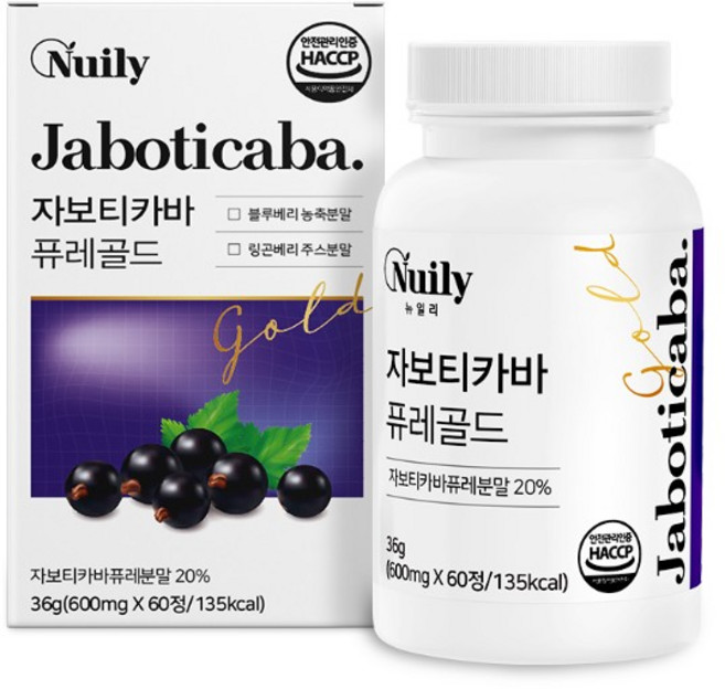 뉴일리 자보티카바퓨레골드600mgx60정, 1개, 1회분