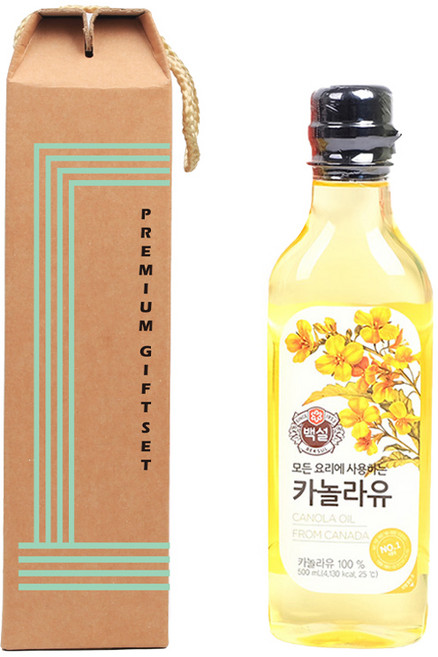 백설카놀라유 500ml 1P 선물세트 설선물 명절선물, 1개