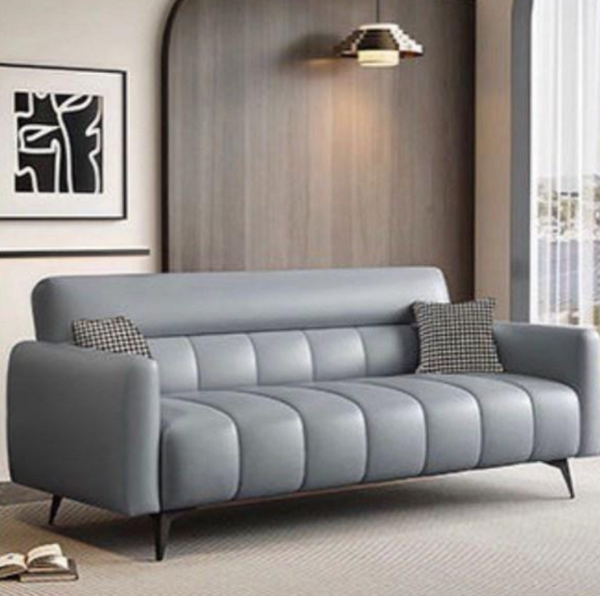 엘티제이 심플 모던 가죽 접이식 고밀도 소파베드 L14, 그레이