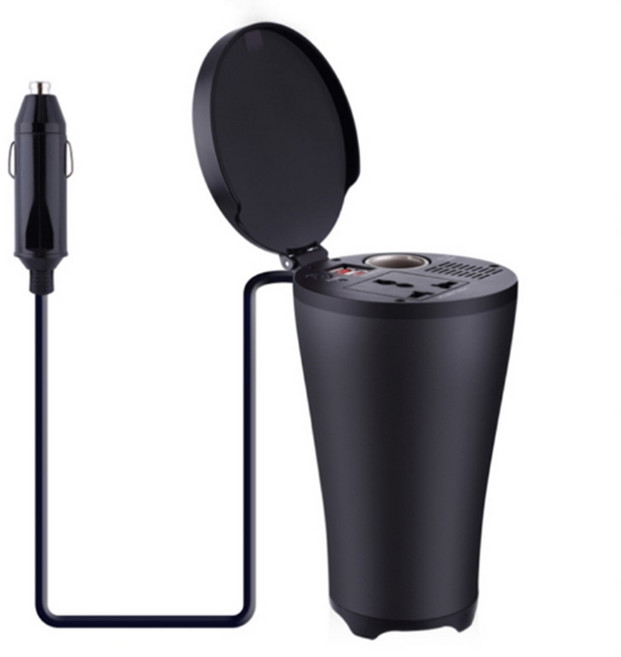 도로 여행 충전 어댑터용 AC220V 콘센트가 있는 소형 자동차 인버터 150W