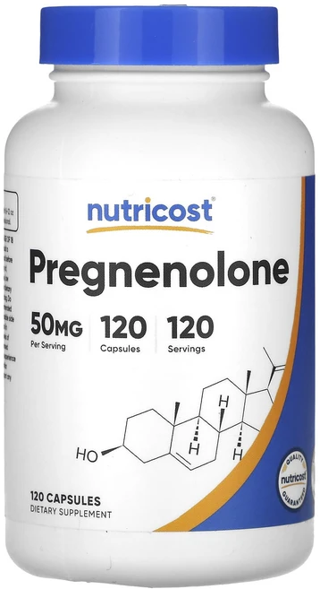 Nutricost 프레그네놀론 50mg 캡슐 120정, Nutricost프레그네놀론50mg캡슐120정, 1개 - 쿠팡