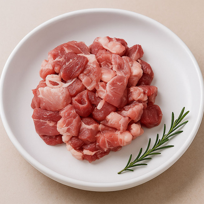 바르돈 국내산 1+ 한돈 냉장 찌개용, 1개, 500g