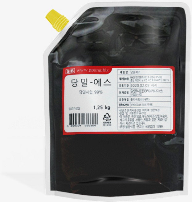 당밀 에스 시럽, 1개, 1.25kg