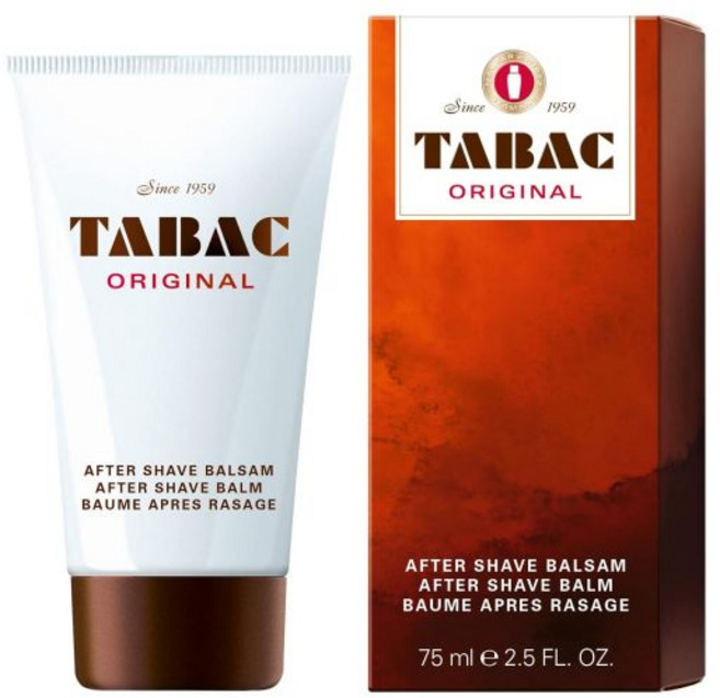 Tabac Original Tabac® 애프터 셰이브 밤 민감한 남성 피부를 위한 부드러운 - 면도 후 진정 및 이완 Since 1961 75ml, 1개
