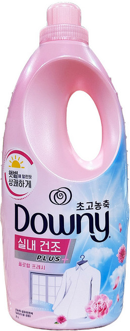 다우니 엑스퍼트 실내건조 초고농축 섬유유연제 플로럴 프레쉬향 본품 2L, 1개