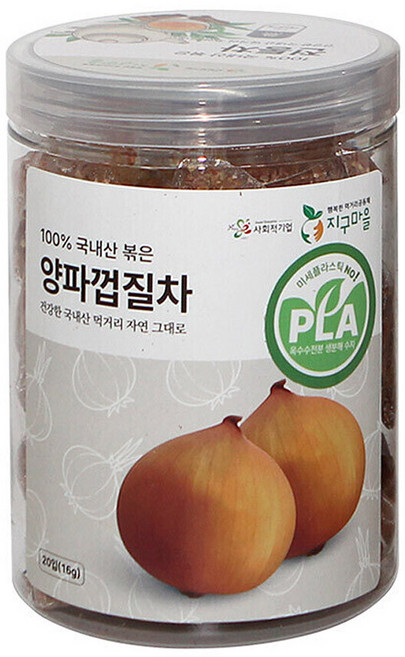 지구마을 생분해필터 PLA 전통차 삼각티백 양파껍질차, 800mg, 1개, 20개입