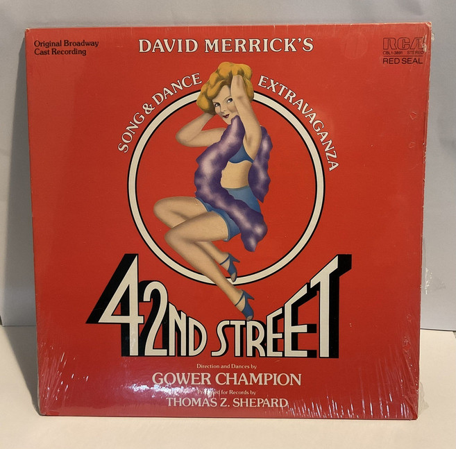 (수입 LP) Factory Sealed LP David Merrick’s 42nd Street Cast Recording Vtg Record, (수입 LP) Factory Sealed LP Davi